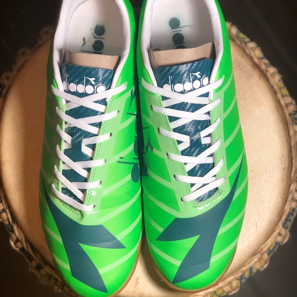 Diadora RB2003 R ID Soccer Green Fluo/Atl Sz 12.5 - Picture 9 of 9